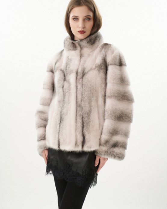 PAROS Womens VISON Jacket WHITE/BLACK