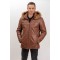 7079 Man's Real Leather Jacket Tan