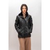 2240  Woman's Leather  Jacket Black