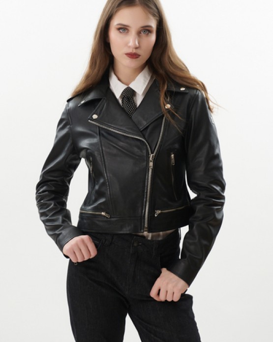 W-MARLEY  Womens Leather  Jacket Black