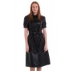 Dress-1 Γυναικείο Δερμάτινο Φόρεμα Μαύρο