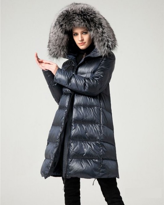 IOS Womens Down Jacket  NAVY