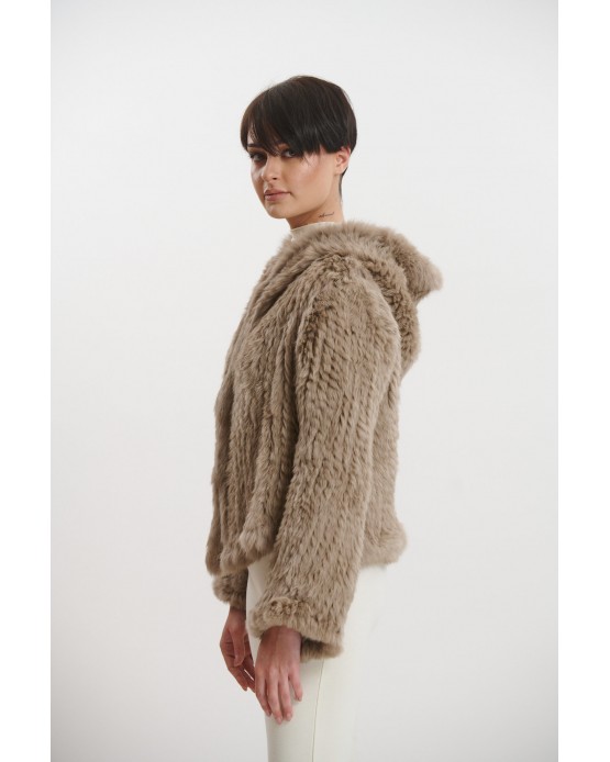 DYR2401 Γυναικεία Ζακέτα Lapin Brown