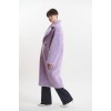 198380 Γυναικείο Συνθετικό Παλτό Purple