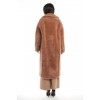 Teddy 2 Γυναικείο Συνθετικό Παλτό Camel