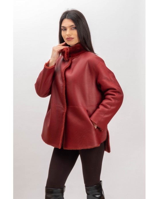 4282 ΓΥΝΑΙΚΕΙΟ ΜΟΥΤΟΝ DOUBLE FACED COGNAC