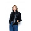 Vest Woman Γυναικείο Δερμάτινο Γιλέκο Black